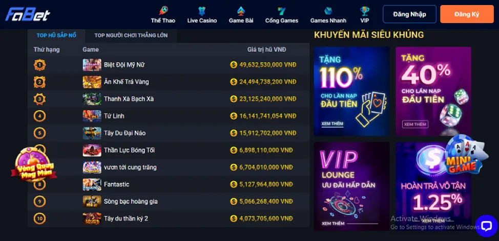 Các loại kèo đá gà phổ biến tại vn58 login